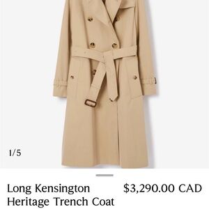 Burberry Kensington, Heritage, long trenchcoat